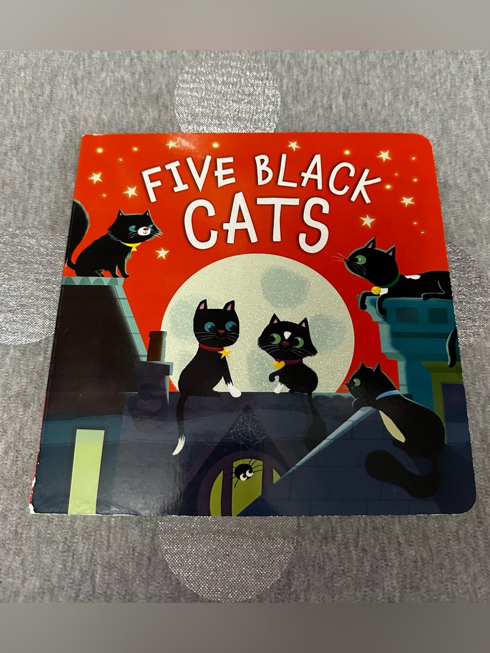 5 for $15! Five Black Cats Hardcover Book